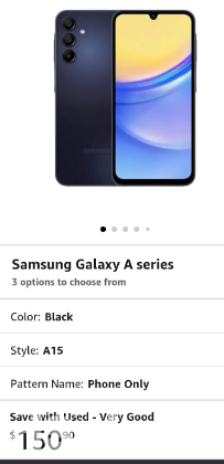 Samsung Galaxy A15 5G.